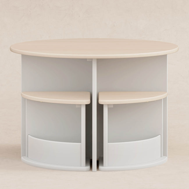 M31720WNX,Babyletto Kids,Nessa Nesting Play Table in White and Washed Natural