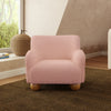 M31903PRSB,Babyletto Kids,Swoops Kids Chair in Performance Rose Boucle