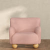 M31903PRSB,Babyletto Kids,Swoops Kids Chair in Performance Rose Boucle