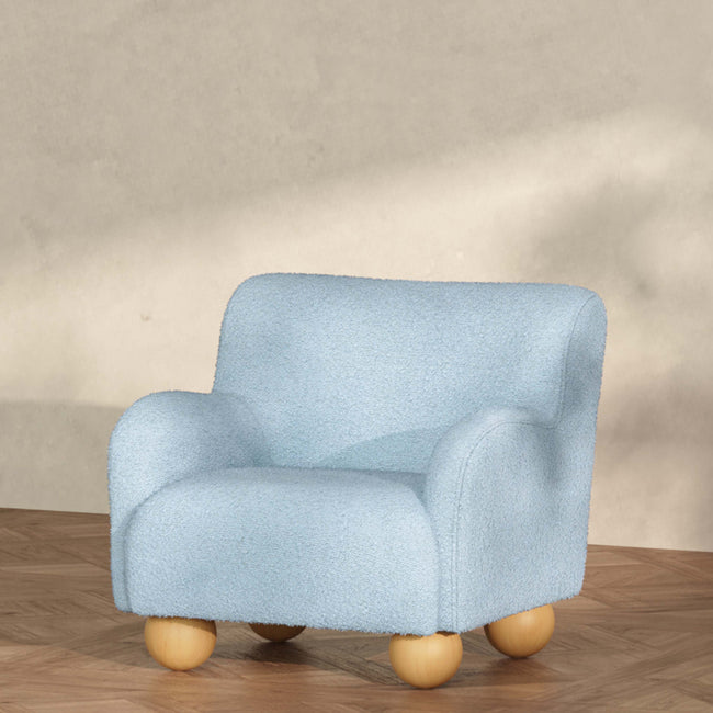 M31903PSB,Babyletto Kids,Swoops Kids Chair in Performance Sky Boucle