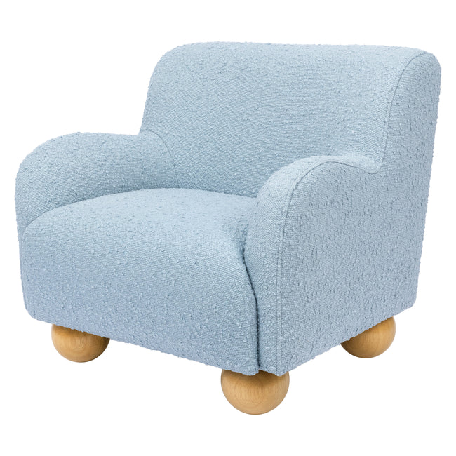 M31903PSB,Babyletto Kids,Swoops Kids Chair in Performance Sky Boucle