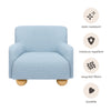 M31903PSB,Babyletto Kids,Swoops Kids Chair in Performance Sky Boucle