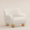 M31903PWB,Babyletto Kids,Swoops Kids Chair in Performance Ivory Boucle