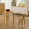 M32110LTW,Babyletto Kids,Hoppy Play Table & Chair Set in Light Wood