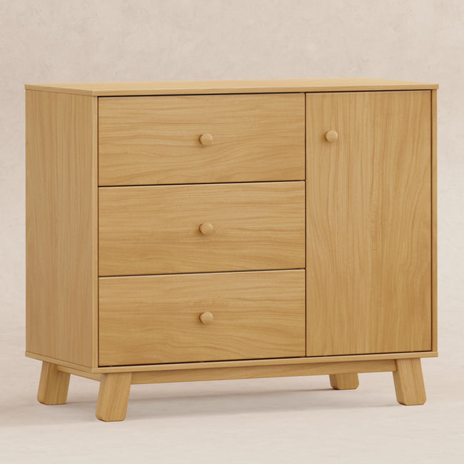 M32523HY,Babyletto,Hudson Modern 3-Drawer Dresser in Honey