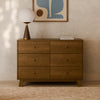 M32526NL,Babyletto,Hudson Modern 6-Drawer Assembled Double Dresser in Natural Walnut