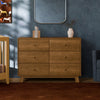 M32526NL,Babyletto,Hudson Modern 6-Drawer Assembled Double Dresser in Natural Walnut
