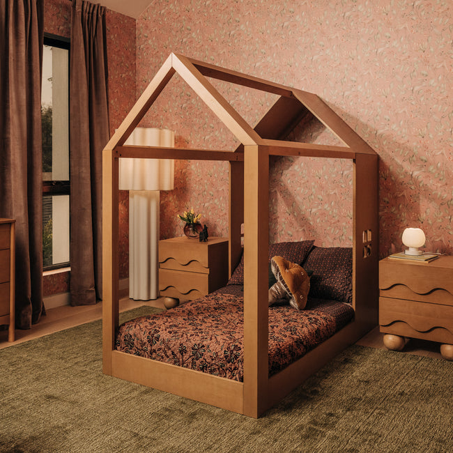 M32876HY,Babyletto Kids,Uchi Montessori-Inspired House Twin Bed in Honey