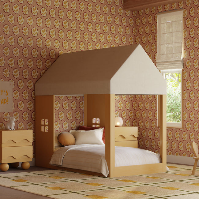 M32876HY,Babyletto Kids,Uchi Montessori-Inspired House Twin Bed in Honey