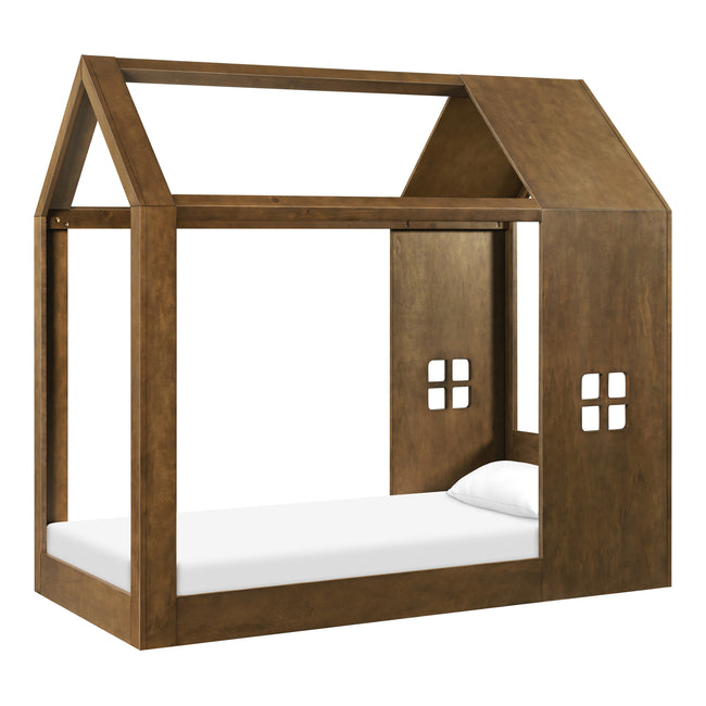 M32876NL,Babyletto Kids,Uchi Montessori-Inspired House Twin Bed in Natural Walnut