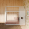 M32876W,Babyletto Kids,Uchi Montessori-Inspired House Twin Bed in White