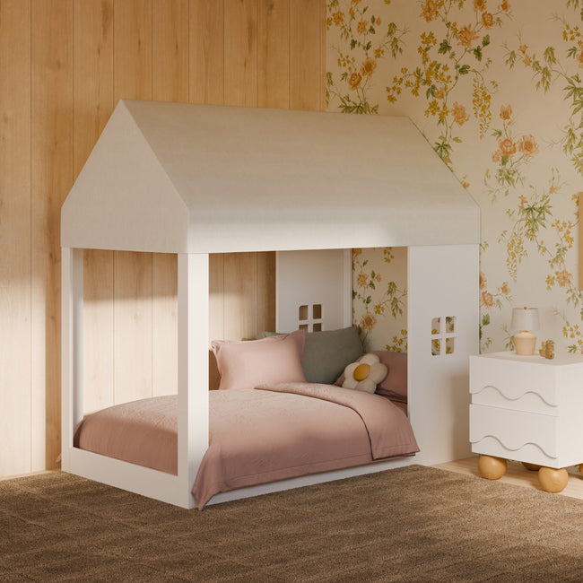 M32876W,Babyletto Kids,Uchi Montessori-Inspired House Twin Bed in White