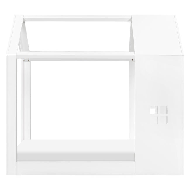 M32876W,Babyletto Kids,Uchi Montessori-Inspired House Twin Bed in White