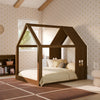 M32889NL,Babyletto Kids,Uchi Montessori-Inspired House Full Bed in Natural Walnut