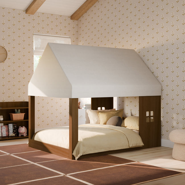 M32889NL,Babyletto Kids,Uchi Montessori-Inspired House Full Bed in Natural Walnut