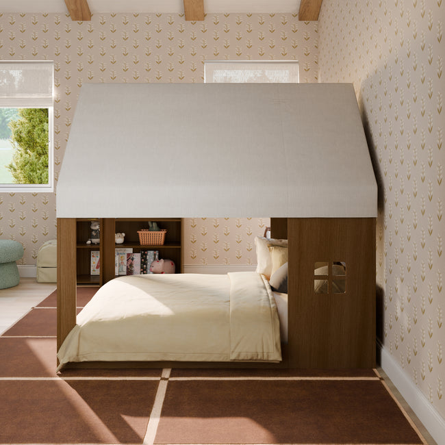 M32889NL,Babyletto Kids,Uchi Montessori-Inspired House Full Bed in Natural Walnut