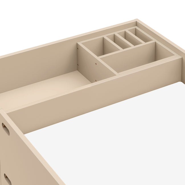 M32971TPESH,Babyletto Kids,Moab Stair Loft Bed in Taupe/Ash