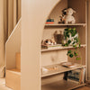 M32971TPESH,Babyletto Kids,Moab Stair Loft Bed in Taupe/Ash