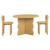 M33010NK,Babyletto Kids,Ripple Play Table & Chairs Set in Natural Oak