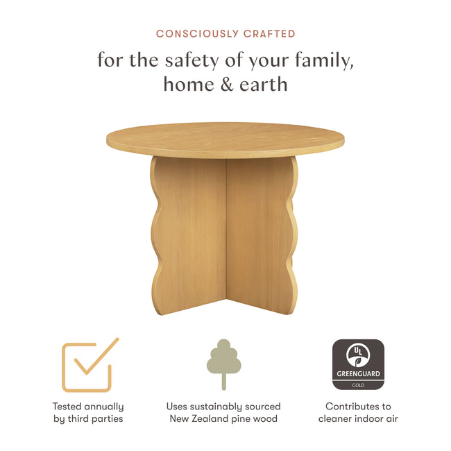 M33020NK,Babyletto Kids,Ripple Play Table in Natural Oak