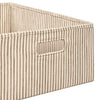 M333100BSC,Babyletto,Nate Berkus x Babyletto Fabric Accessory Bin in Perf Bronze Stripe Eco-Crossweave