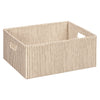 M333100BSC,Babyletto,Nate Berkus x Babyletto Fabric Accessory Bin in Perf Bronze Stripe Eco-Crossweave