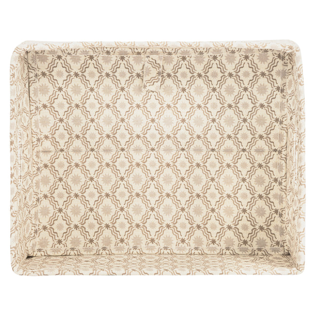 M333100BSRC,Babyletto,Nate Berkus x Babyletto Fabric Accessory Bin in Perf Bronze Star Eco-Crossweave