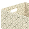 M333100OSRC,Babyletto,Nate Berkus x Babyletto Fabric Accessory Bin in Perf Olive Star Eco-Crossweave