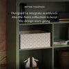 M333100OSRC,Babyletto,Nate Berkus x Babyletto Fabric Accessory Bin in Perf Olive Star Eco-Crossweave