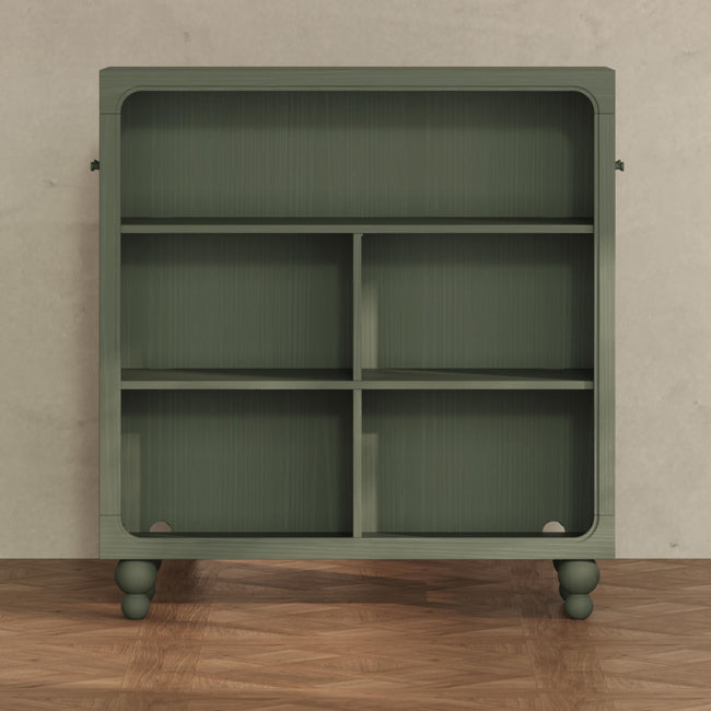 M33314AE,Babyletto,Nate Berkus x Babyletto Astre Assembled Bookcase in Archival Elm