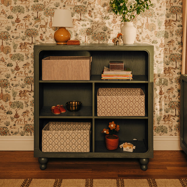 M33314AE,Babyletto,Nate Berkus x Babyletto Astre Assembled Bookcase in Archival Elm