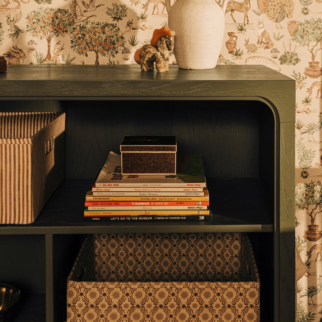 M33314AE,Babyletto,Nate Berkus x Babyletto Astre Assembled Bookcase in Archival Elm