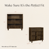 M33314TE,Babyletto,Nate Berkus x Babyletto Astre Assembled Bookcase in Toffee