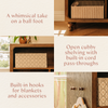M33314TE,Babyletto,Nate Berkus x Babyletto Astre Assembled Bookcase in Toffee