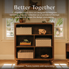 M33314TE,Babyletto,Nate Berkus x Babyletto Astre Assembled Bookcase in Toffee
