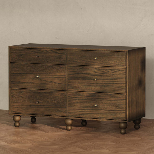 M33316TE,Babyletto,Nate Berkus x Babyletto Astre 6-Drawer Dresser in Toffee
