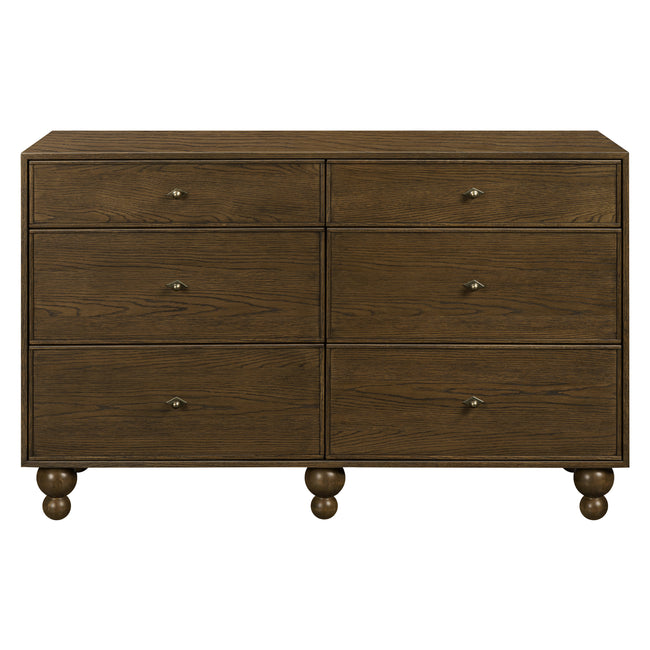 M33316TE,Babyletto,Nate Berkus x Babyletto Astre 6-Drawer Dresser in Toffee