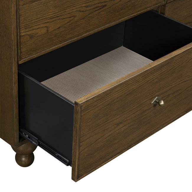 M33316TE,Babyletto,Nate Berkus x Babyletto Astre 6-Drawer Dresser in Toffee