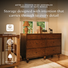 M33316TE,Babyletto,Nate Berkus x Babyletto Astre 6-Drawer Dresser in Toffee