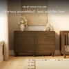 M33316TE,Babyletto,Nate Berkus x Babyletto Astre 6-Drawer Dresser in Toffee