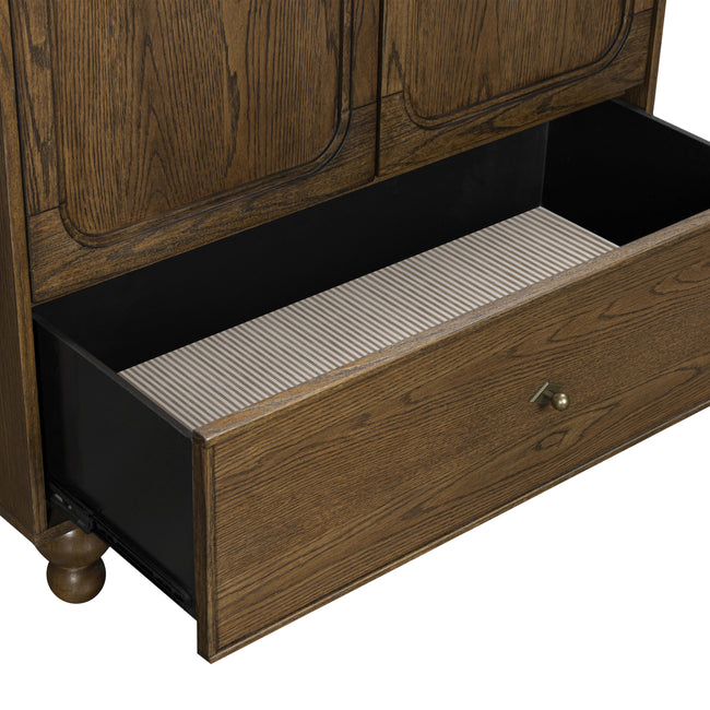M33329TE,Babyletto,Nate Berkus x Babyletto Astre Assembled Armoire in Toffee
