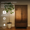 M33329TE,Babyletto,Nate Berkus x Babyletto Astre Assembled Armoire in Toffee