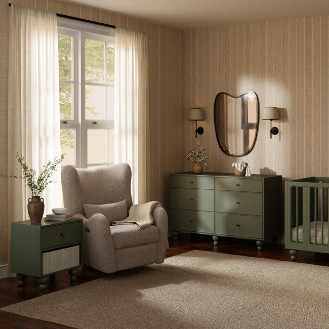 M33360AE,Babyletto,Nate Berkus x Babyletto Astre Nightstand in Archival Elm