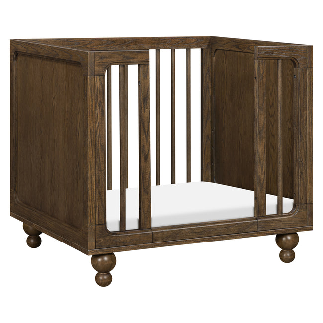 M33380TE,Babyletto,Nate Berkus x Babyletto Astre All-Stages® Crib w/Bassinet & Toddler Bed Kits in Toffee