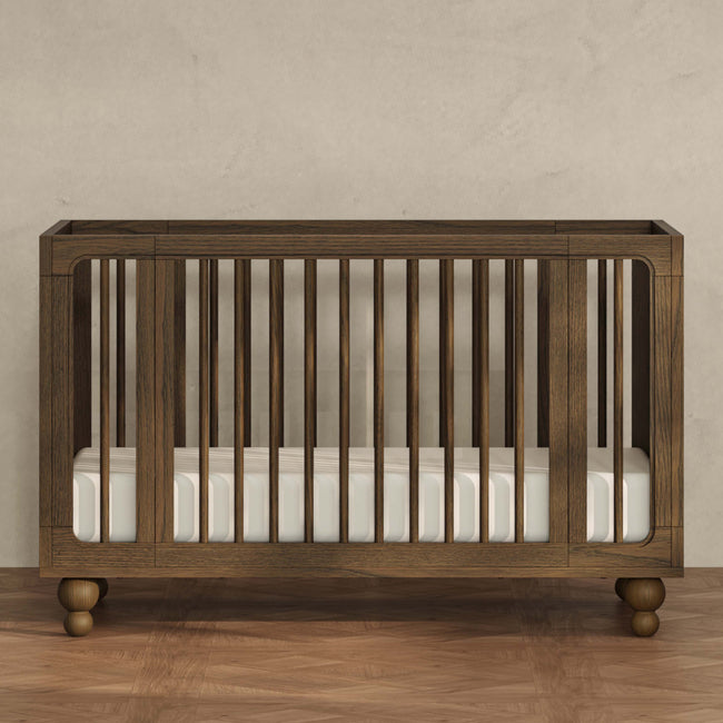 M33380TE,Babyletto,Nate Berkus x Babyletto Astre All-Stages® Crib w/Bassinet & Toddler Bed Kits in Toffee