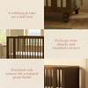M33380TE,Babyletto,Nate Berkus x Babyletto Astre All-Stages® Crib w/Bassinet & Toddler Bed Kits in Toffee