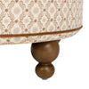 M33385BSRCTF,Babyletto,Nate Berkus x Babyletto Astre Ottoman in Perf Bronze Star Eco-Crossweave w/Toffee feet
