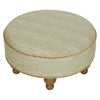 M33385OSCTF,Babyletto,Nate Berkus x Babyletto Astre Ottoman in Perf Olive Stripe Eco-Crossweave w/Toffee feet