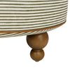 M33385OSCTF,Babyletto,Nate Berkus x Babyletto Astre Ottoman in Perf Olive Stripe Eco-Crossweave w/Toffee feet