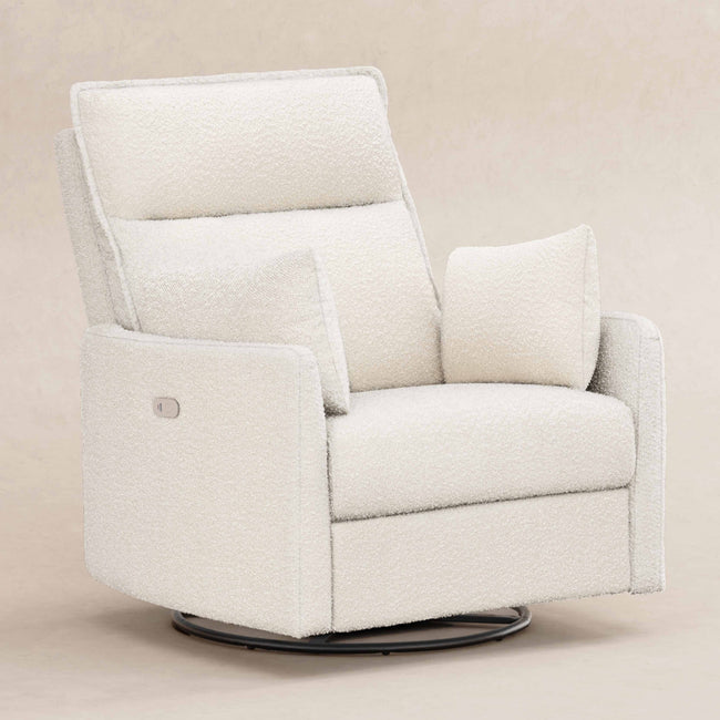 M33988PWB,Babyletto,Nori Glider Recliner w/ Electronic Control and USB in Performance Ivory Boucle